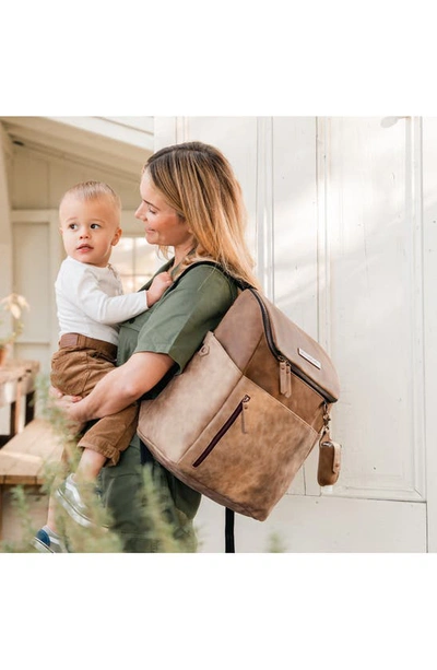 Shop Petunia Pickle Bottom Tempo Diaper Backpack In Brown
