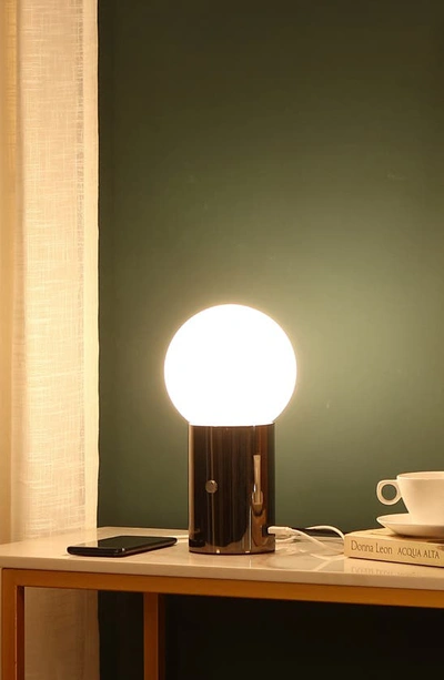 Shop Brightech Kai Led Table Lamp In Brass