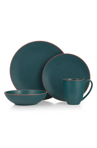 Shop Nambe Taos 4-piece Place Setting In Green