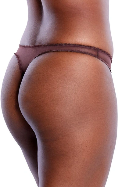 Shop Journelle Victoire Thong In Chocolat