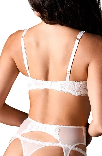 Journelle Loulou Lace Balconette Bra In Blanc