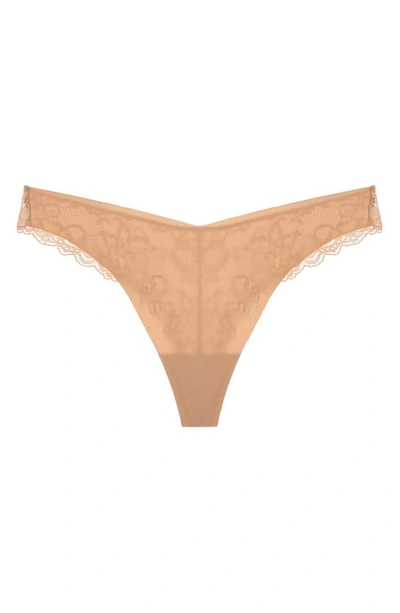 Journelle Estelle Lace Thong In Praline