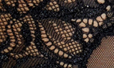 Journelle Lexi Lace Suspender Belt In Onyx
