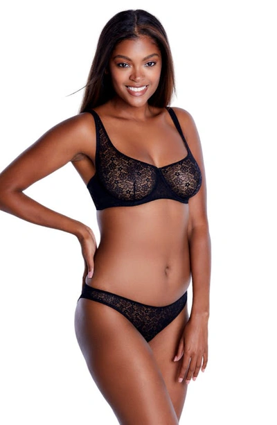 Journelle Alix Lace Bikini In Noir