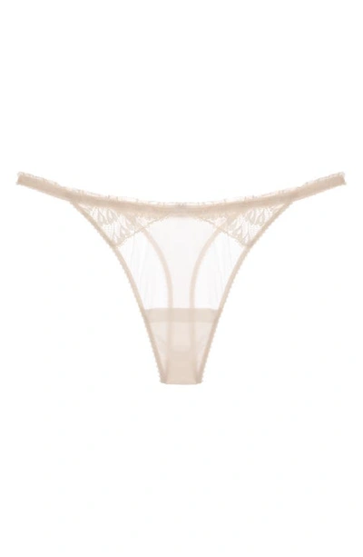 Journelle Loulou Lace Thong In Blanc