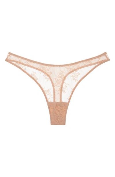 Shop Journelle Romy Thong In Amande