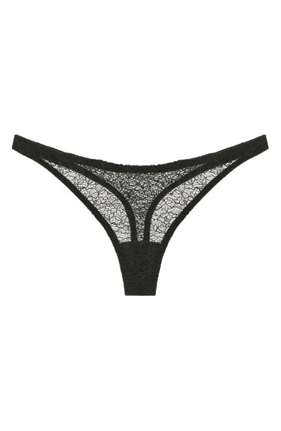 Shop Journelle Alix Thong In Noir