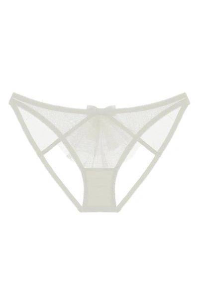 Journelle Odette Ouvert Bikini In Blanc