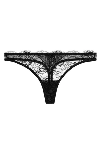 Shop Journelle Isabel Thong In Noir