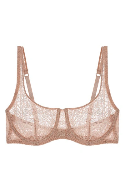 Journelle Alix Lace Demi Bra In Sable