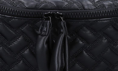 Shop Kurt Geiger London Kensington Drench Leather Belt Bag In Black