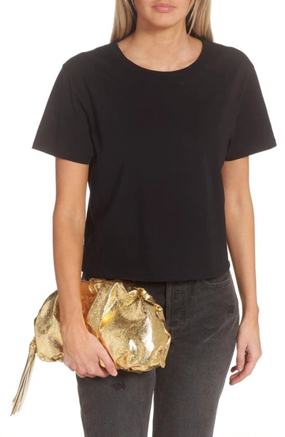 Rebecca Minkoff Ruched Clutch In Solid Gold ModeSens