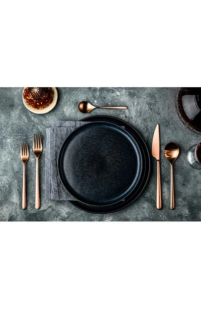 Shop Mepra Linea Ice 5-piece Place Setting In Rose Gold