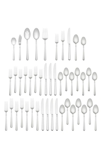 Zdnu Kate Spade Carlton Street 45-piece Flatware Set In Stainless