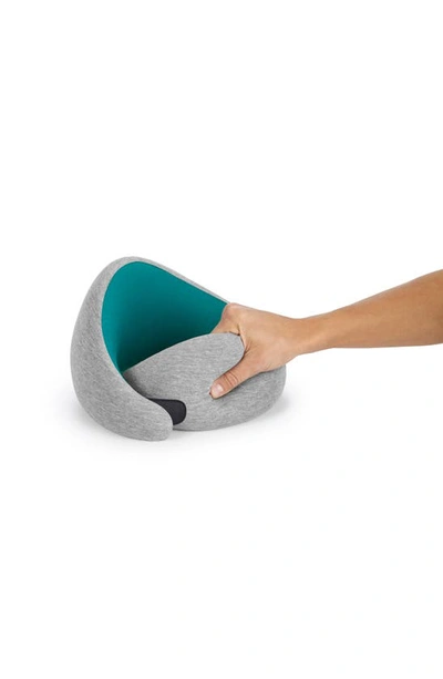 Ostrichpillow Go Memory Foam Travel Pillow In Blue Reef