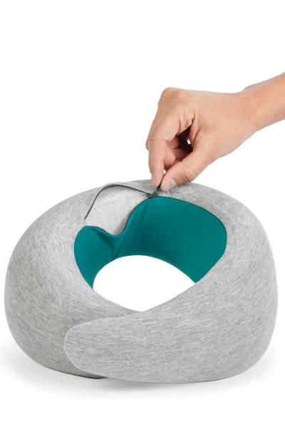 Ostrichpillow Go Memory Foam Travel Pillow In Blue Reef