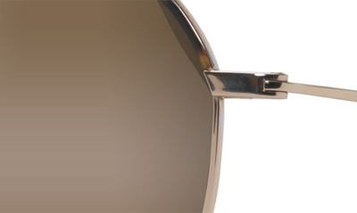 Maui Jim Moon Doggy 52mm Polarized Square Sunglasses In Gold