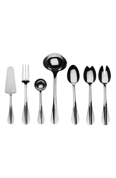 Shop Mepra Roma 7-piece Serving Set In Stainless Steel