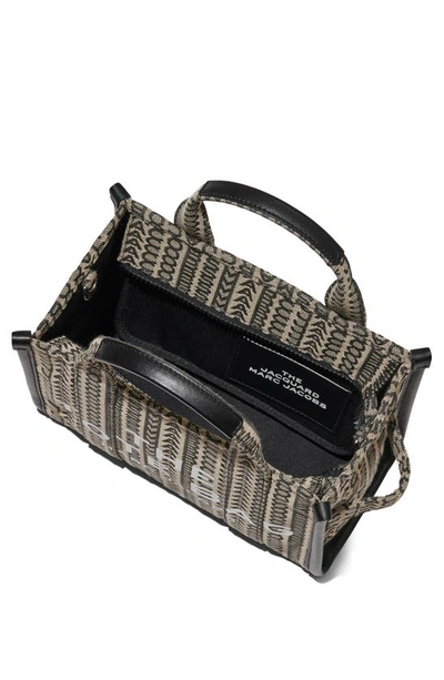 Marc Jacobs The Monogram Jacquard Small Tote Bag In Beige Multi