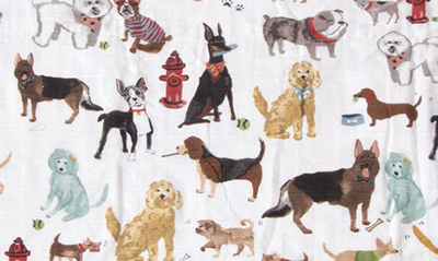 Shop Little Unicorn Kids' Cotton Muslin Quilted Throw In Woof