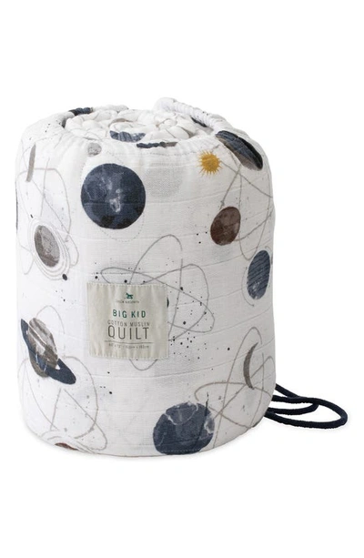 Shop Little Unicorn Kids' Cotton Muslin Quilted Throw In Planetary