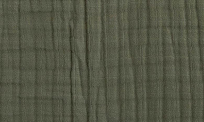 Little Unicorn Cotton Muslin Quilted Throw In Fern