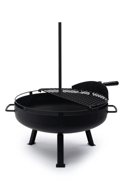 Shop Barebones Living 23-inch Cowboy Fire Pit In Matte Black