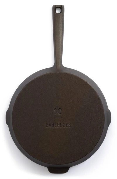 Shop Barebones Living 10-inch All-in-one Cast Iron Skillet In Matte Black