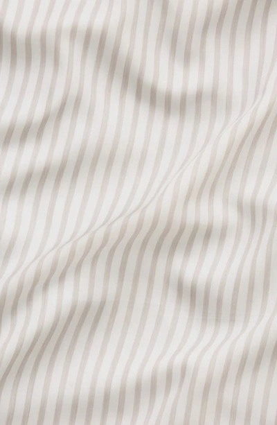 Shop Buffy Breeze Eucalyptus Pillowcases In Grey Mini Stripe