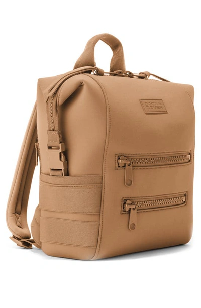 Shop Dagne Dover Small Indi Water Resistant Diaper Backpack In Camel