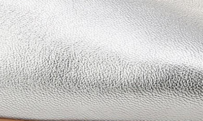 Naturalizer Felicia Womens Leather Slingback Pumps In Silver Leather