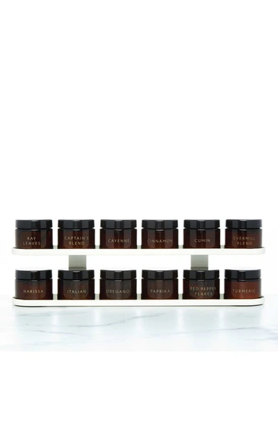 Evermill The Countertop Spice Rack In White