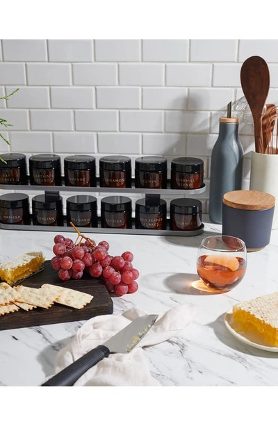 Evermill The Countertop Spice Rack In Gunmetal