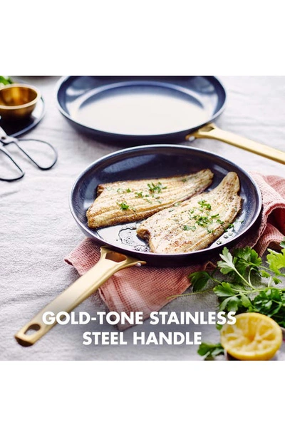 Greenpan Reserve Set Of 3 Ceramic Nonstick Frying Pans In Black