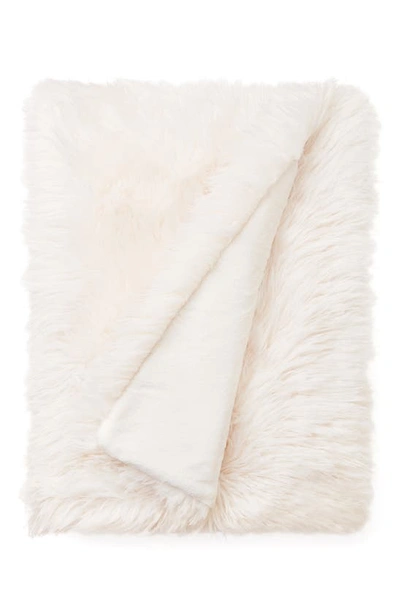Shop Ugg (r) Carissa Reversible Throw Blanket In Snow
