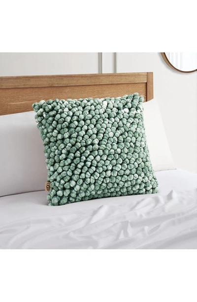 Shop Ugg Arielle Bobble Accent Pillow In Aloe Vera