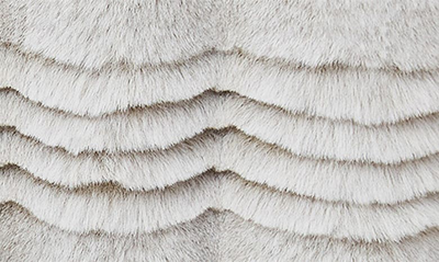 Shop Ugg Marli Faux Fur Throw Blanket In Seal