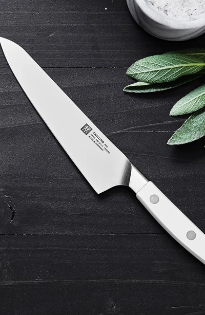 Zwilling Pro Le Blanc 5.5-inch Fine Edge Prep Knife In Silver