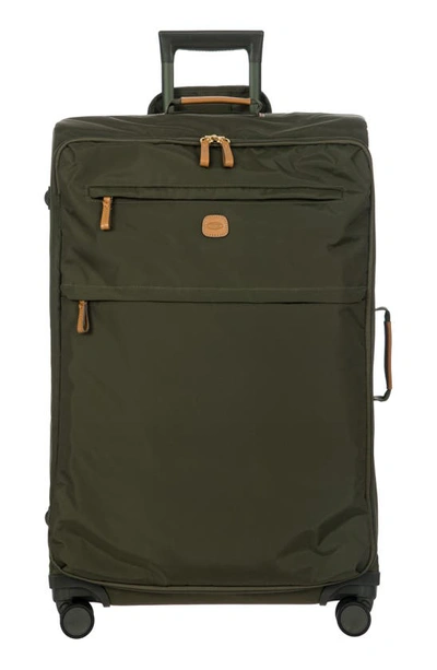 Shop Bric's X-travel 30-inch Spinner Suitcase In Olive