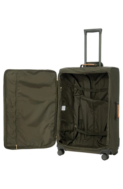 Shop Bric's X-travel 30-inch Spinner Suitcase In Olive