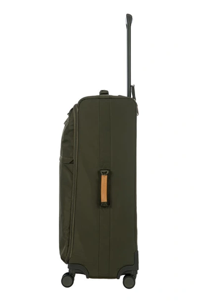 Shop Bric's X-travel 30-inch Spinner Suitcase In Olive