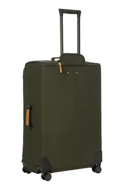 Shop Bric's X-travel 30-inch Spinner Suitcase In Olive