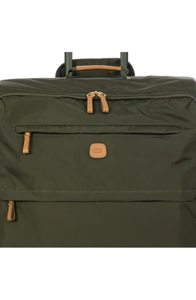 Shop Bric's X-travel 30-inch Spinner Suitcase In Olive