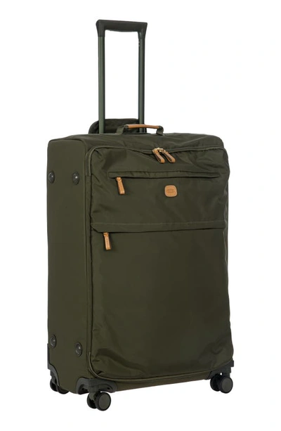 Shop Bric's X-travel 30-inch Spinner Suitcase In Olive