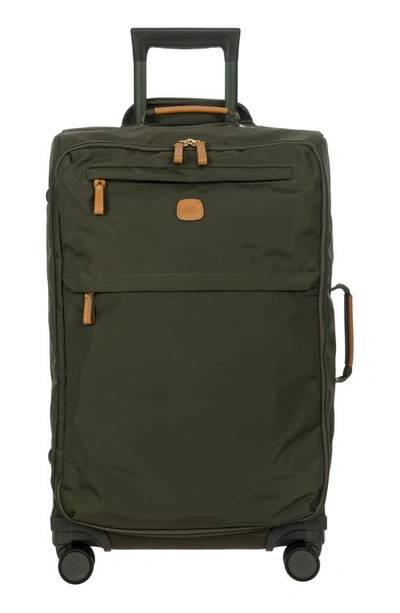 Shop Bric's X-travel 25-inch Spinner Suitcase In Olive