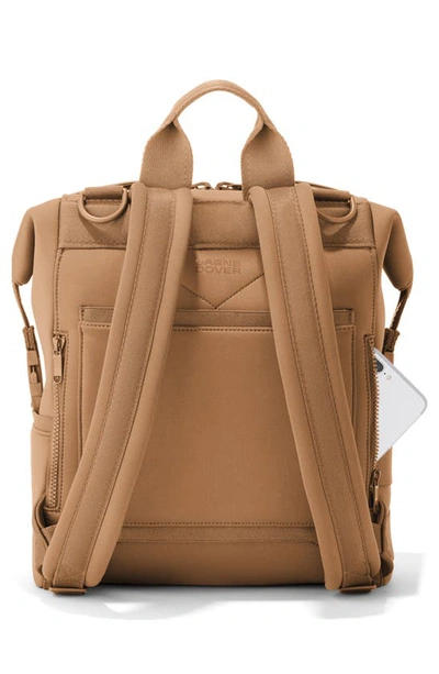 Shop Dagne Dover Indi Medium Neoprene Diaper Backpack In Camel