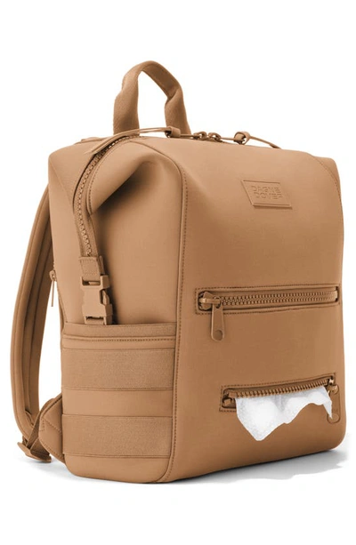 Shop Dagne Dover Indi Medium Neoprene Diaper Backpack In Camel