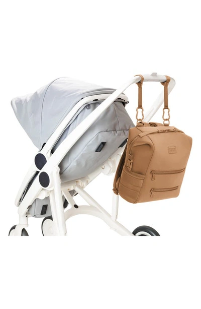 Shop Dagne Dover Indi Medium Neoprene Diaper Backpack In Camel