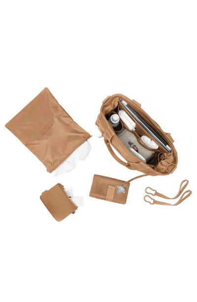 Dagne Dover Wade Diaper Tote In Camel In Camel