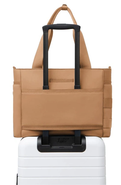 Shop Dagne Dover Large Wade Diaper Tote In Camel